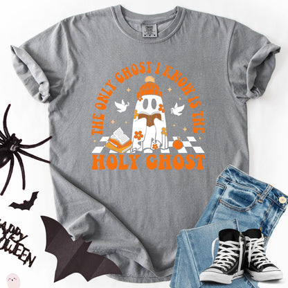 Comfort Colors Holy Ghost Christian Halloween Shirt: Funny Religious Tee