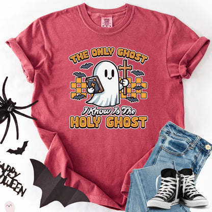 Comfort Colors Holy Ghost Shirt: Christian Halloween Tee