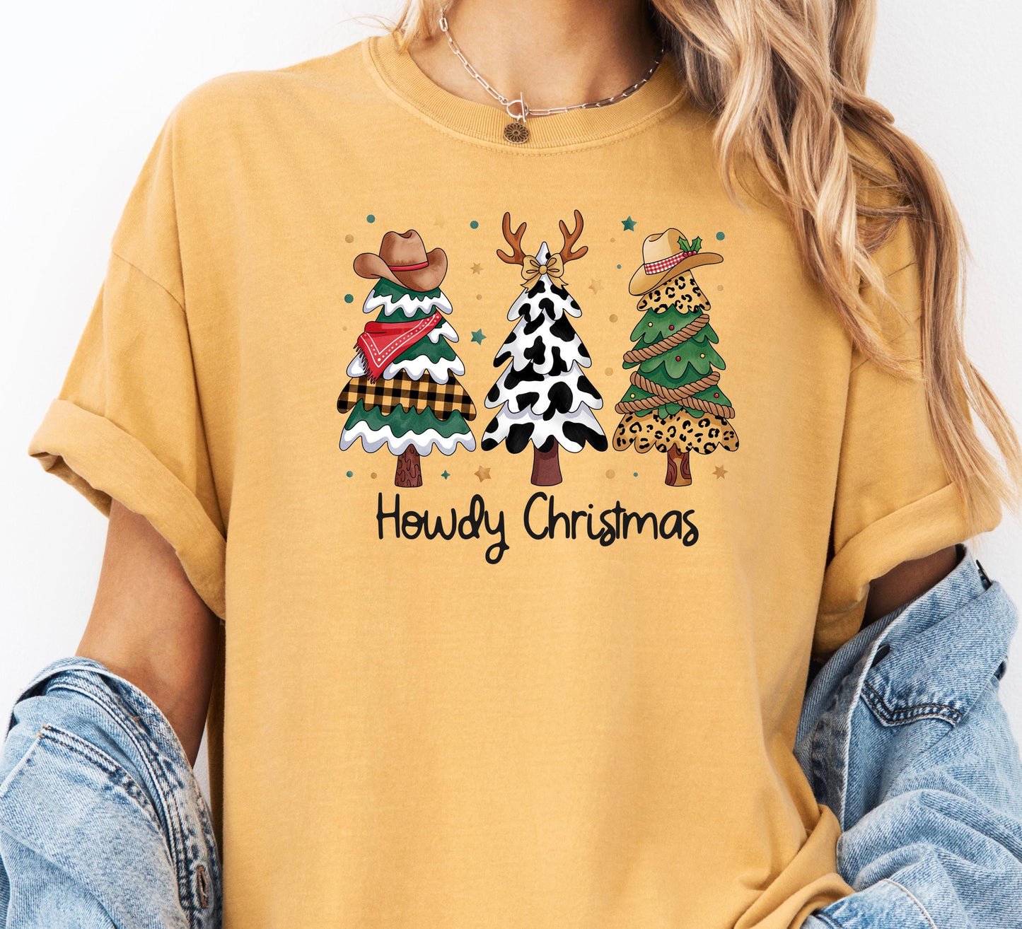 Howdy Christmas Shirt: Western Cowgirl Holiday Tee