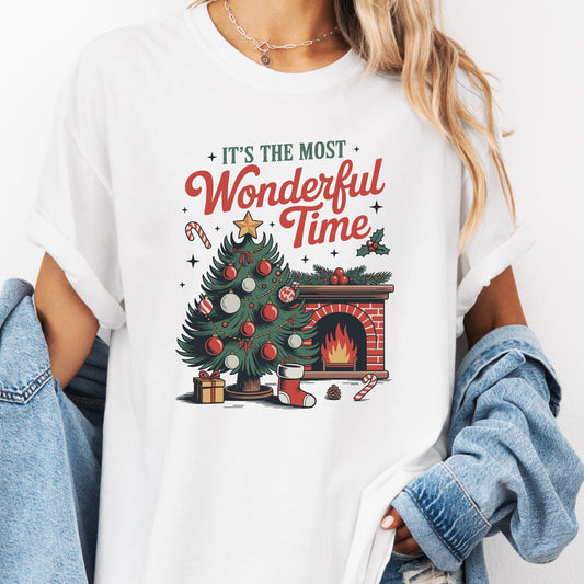 Comfort Colors Vintage Christmas Shirt: Festive Holiday Design