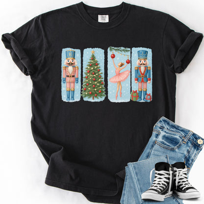 Nutcracker Ballet Christmas Shirt: Comfort Colors Holiday Tee