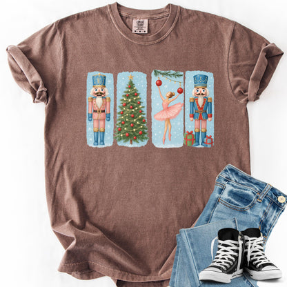 Nutcracker Ballet Christmas Shirt: Comfort Colors Holiday Tee