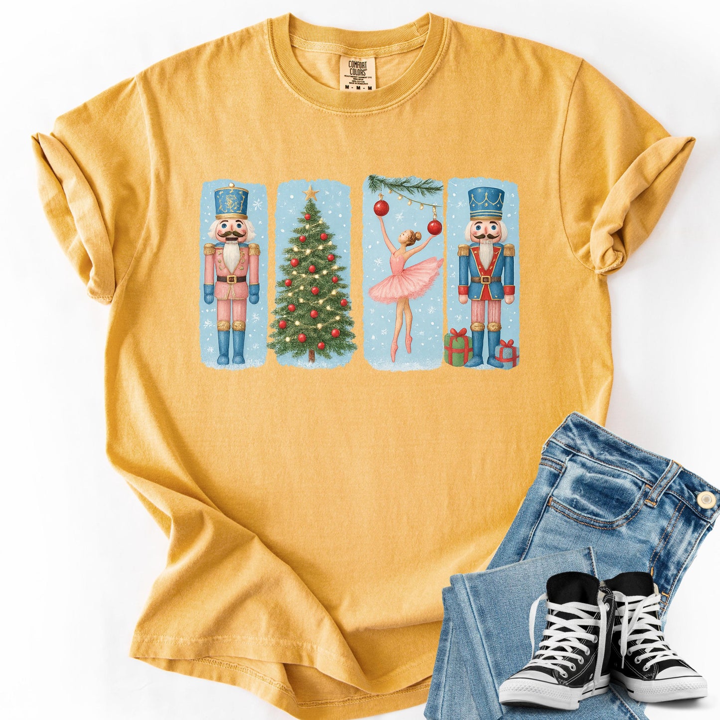 Nutcracker Ballet Christmas Shirt: Comfort Colors Holiday Tee