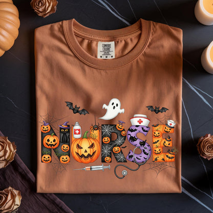 Halloween, Boujee Boo Shirt, Comfort Colors, Graphic Tee, Fall, Glam.