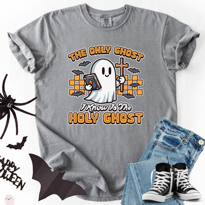 Comfort Colors Holy Ghost Shirt: Christian Halloween Tee