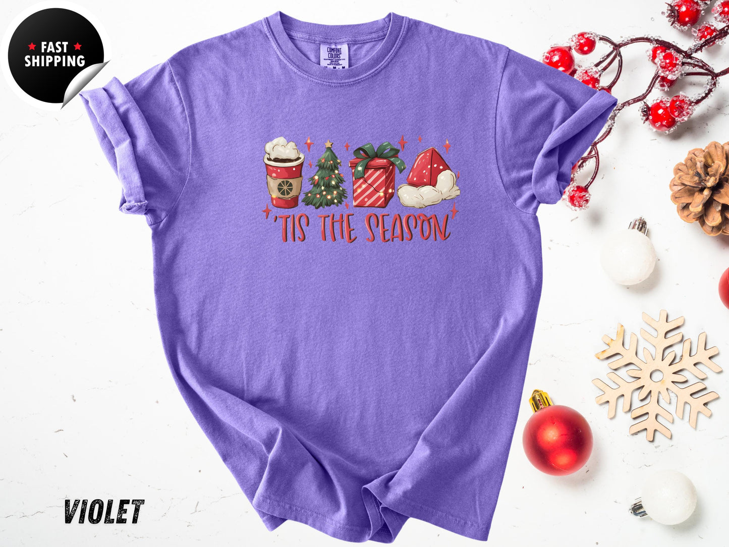 Tis The Season T-shirt, Christmas Tis The Season Shirt, Merry Christmas Shirt, Christmas T-shirt, Cute Winter Shirt