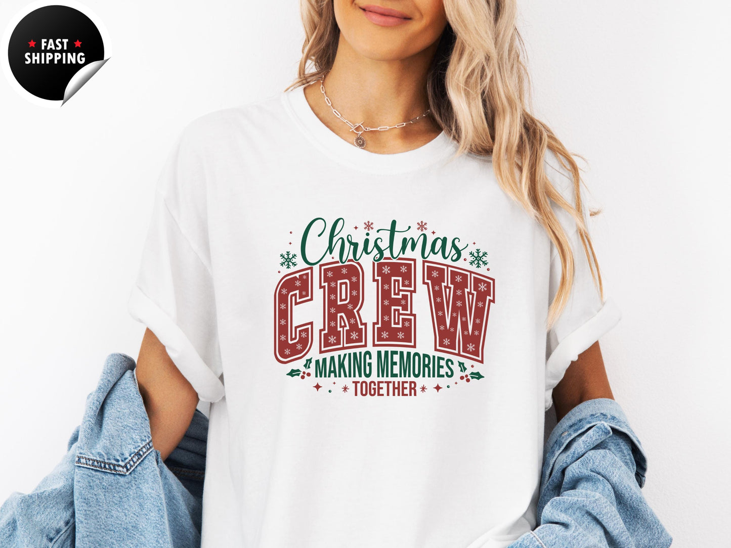 Christmas Crew Making Memories Together T-shirt, Holiday Shirt, Family Christmas Shirt, Family Christmas Shirts, Christmas T-Shirt