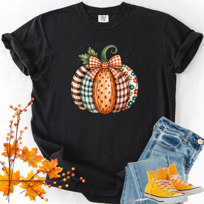 Comfort Colors Watercolor Pumpkin Shirt: Rustic Autumn Graphic Tee