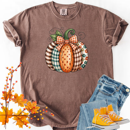 Comfort Colors Watercolor Pumpkin Shirt: Rustic Autumn Graphic Tee