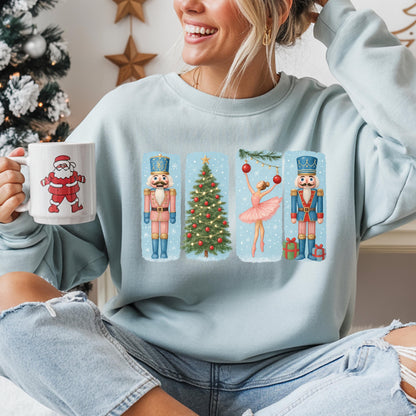 Retro Nutcracker Christmas Shirt: Ballet Holiday Tee