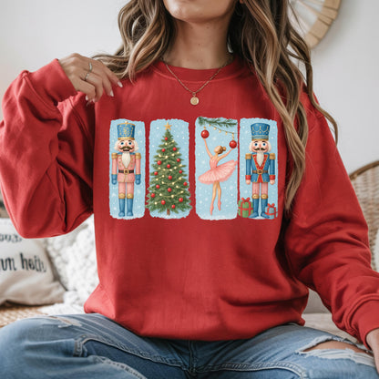 Retro Nutcracker Christmas Shirt: Ballet Holiday Tee