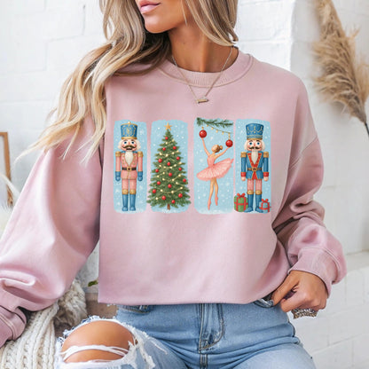 Retro Nutcracker Christmas Shirt: Ballet Holiday Tee