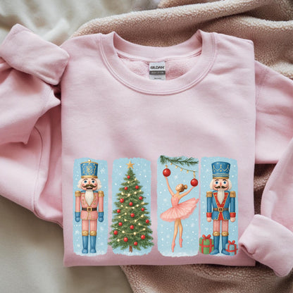 Retro Nutcracker Christmas Shirt: Ballet Holiday Tee