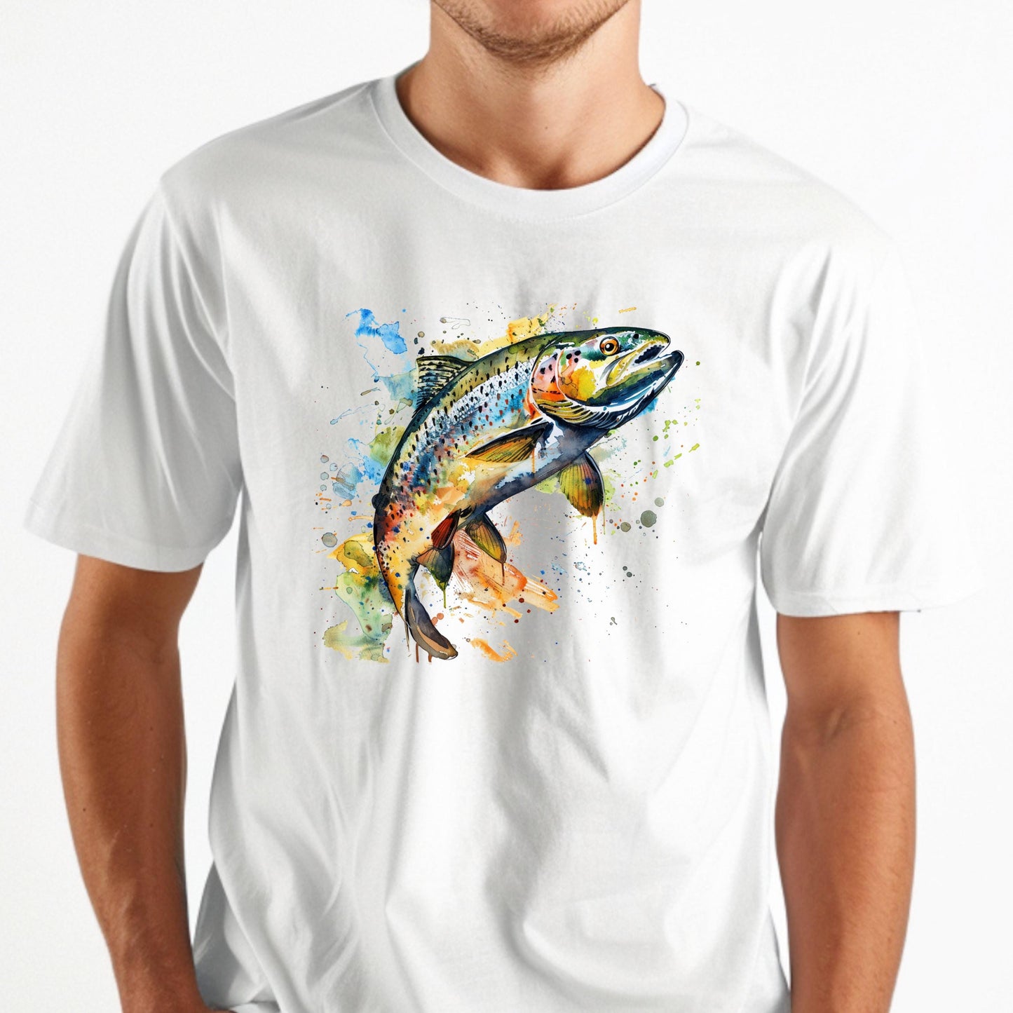 Here Fishy Fishy Comfort Colors Fishing Shirt - Fisherman Gift