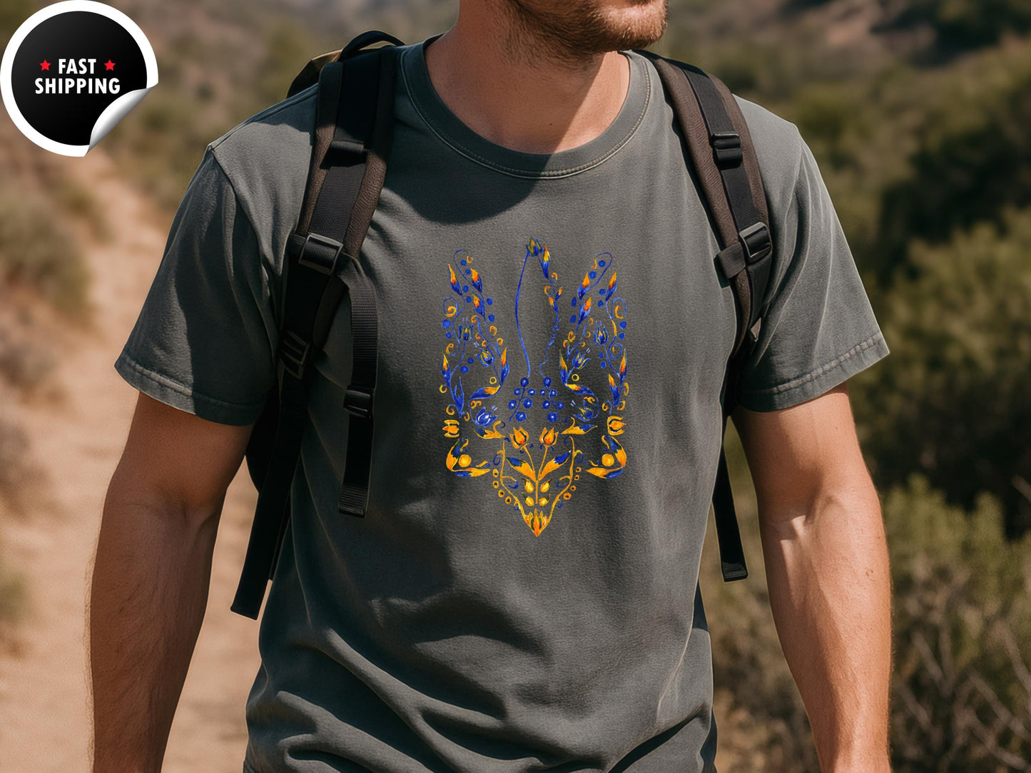 Glory to Ukraine T-Shirt | Unique Ukrainian Clothing | Ukraine Shirt with Art Design | Made in Ukraine Gift | Comfort Colors