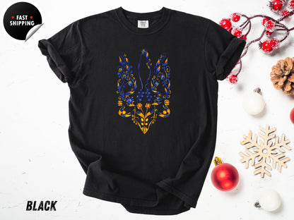Glory to Ukraine T-Shirt | Unique Ukrainian Clothing | Ukraine Shirt with Art Design | Made in Ukraine Gift | Comfort Colors