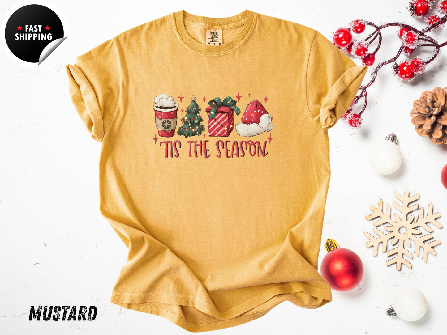 Tis The Season T-shirt, Christmas Tis The Season Shirt, Merry Christmas Shirt, Christmas T-shirt, Cute Winter Shirt