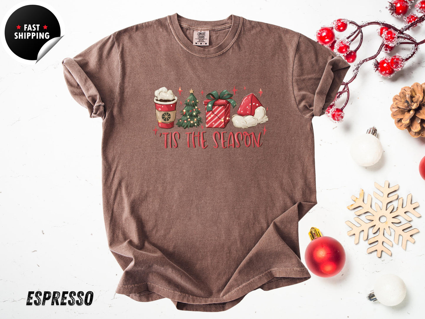 Tis The Season T-shirt, Christmas Tis The Season Shirt, Merry Christmas Shirt, Christmas T-shirt, Cute Winter Shirt
