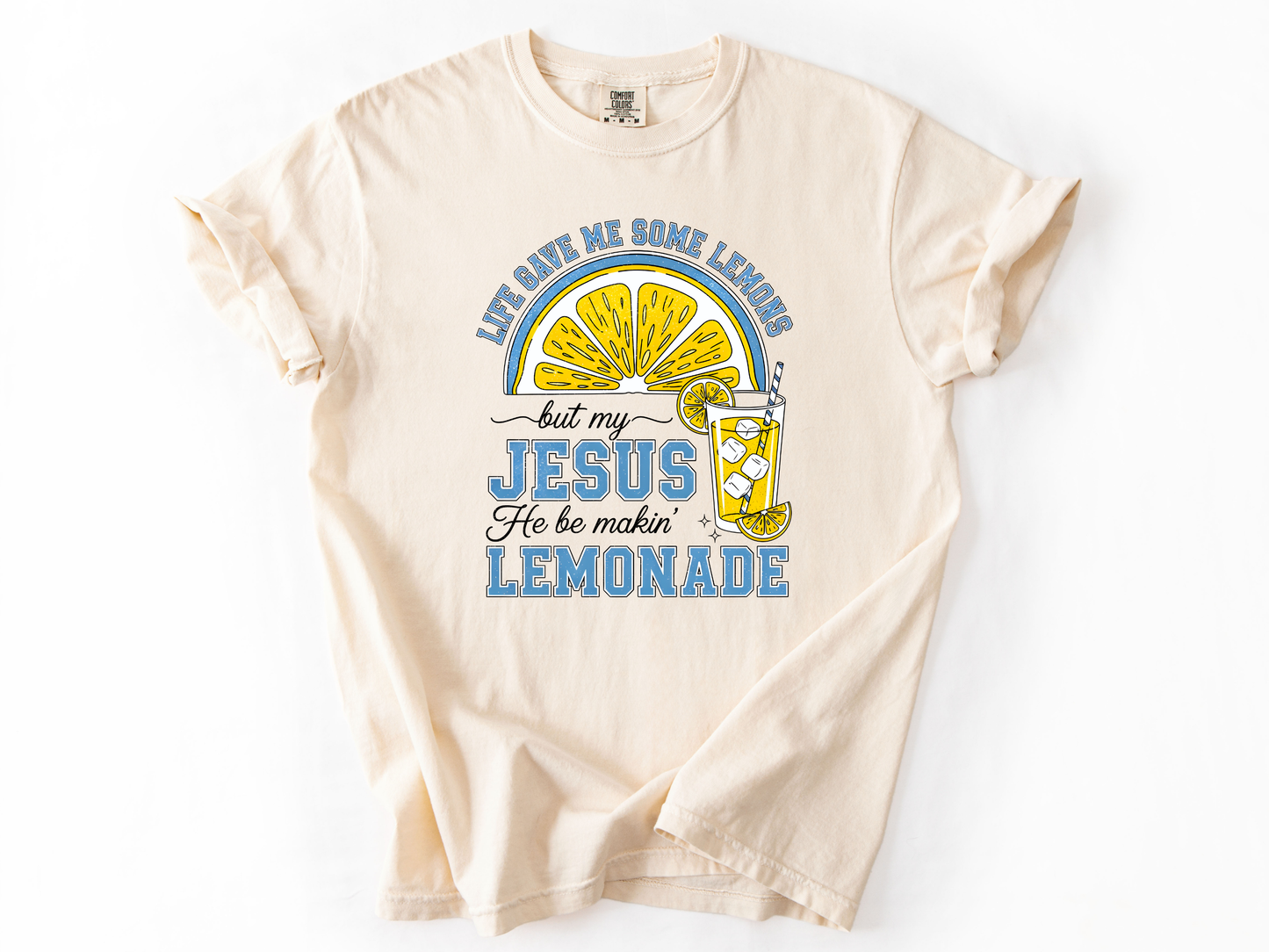 Jesus Makes Lemonade Shirt, Faith Apparel Christian Tee, Vintage Style Child of God T-Shirt, Forrest Frank Inspired Gift for Her