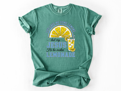 Jesus Makes Lemonade Shirt, Faith Apparel Christian Tee, Vintage Style Child of God T-Shirt, Forrest Frank Inspired Gift for Her