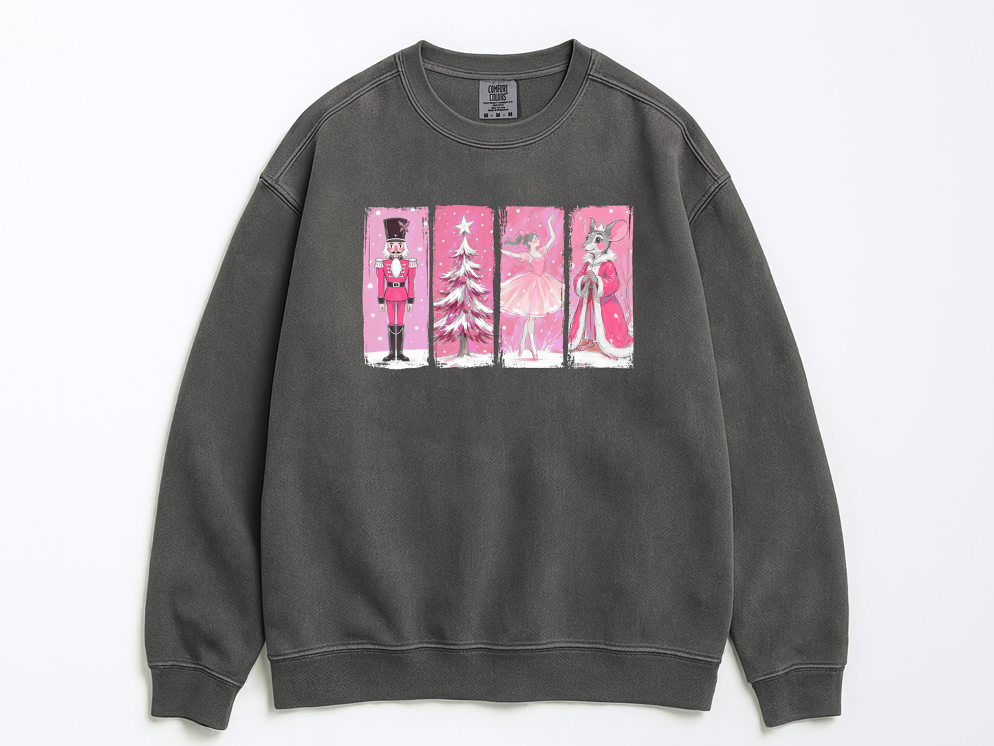 Retro Nutcracker Ballet Christmas Sweatshirt: Festive Holiday Sweatshirt