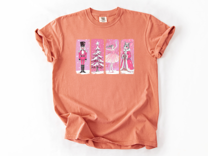 Nutcracker Ballet Christmas Shirt: Women's Holiday Tee