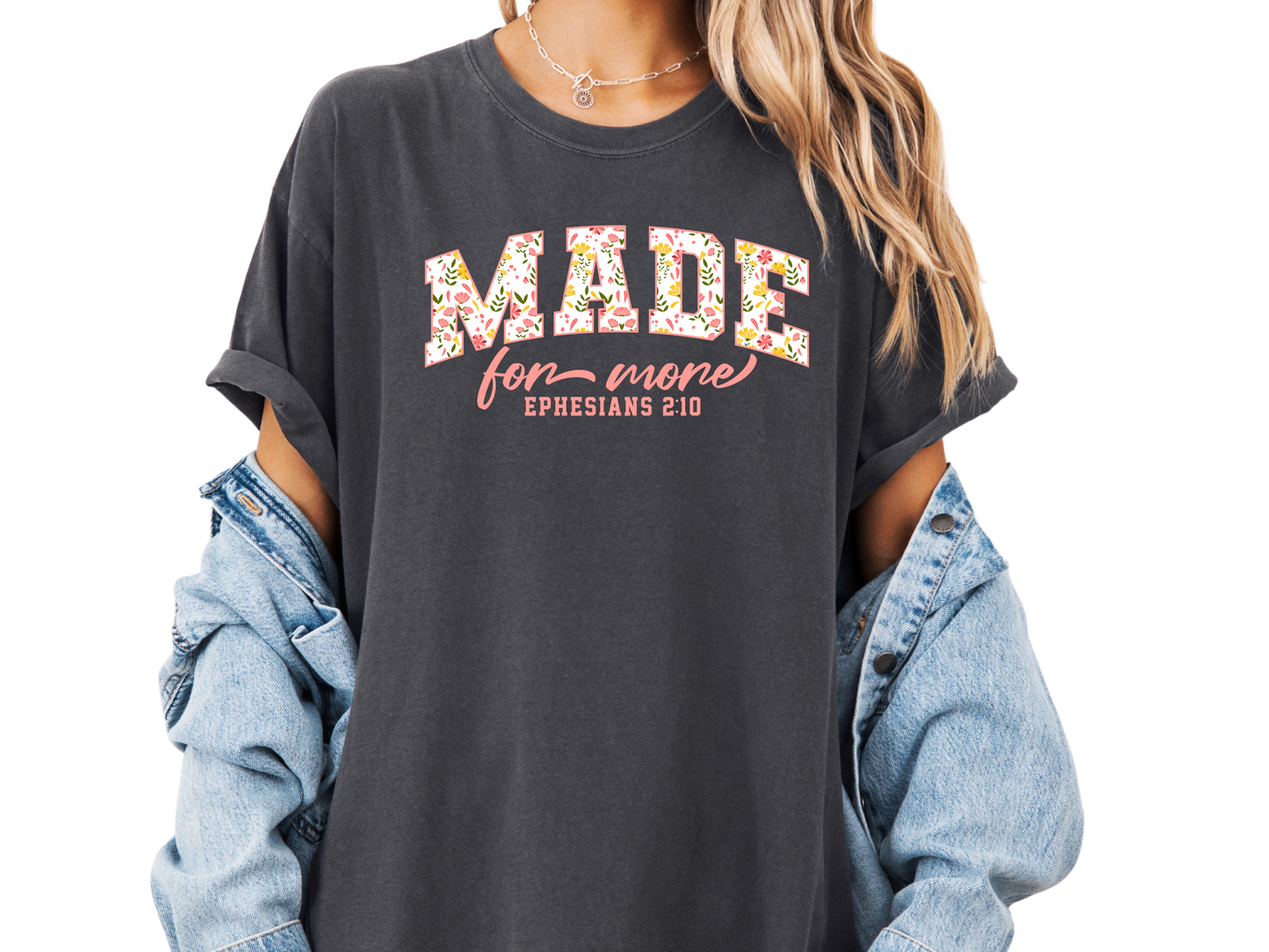 Comfort Colors® Bible Verse Shirt, Cute Christian Shirt For Women, Jesus Shirt, Christian Gift, Christian Christmas Shirt, Love and Grace Shirt