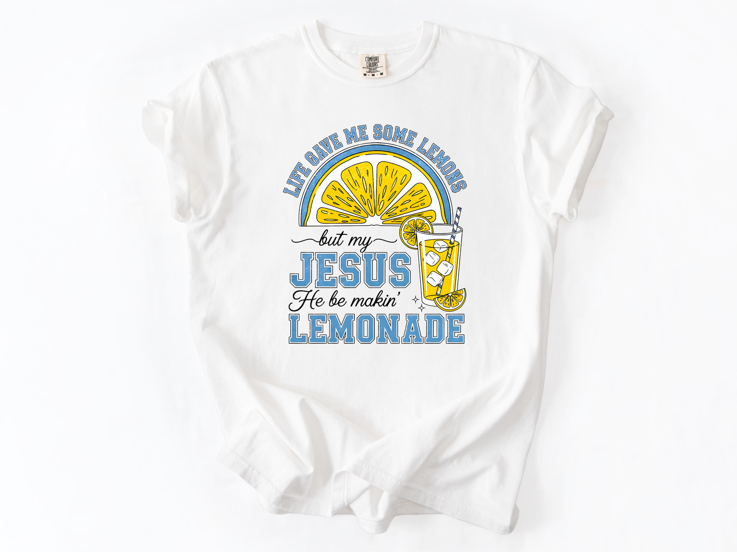 Jesus Makes Lemonade Shirt, Faith Apparel Christian Tee, Vintage Style Child of God T-Shirt, Forrest Frank Inspired Gift for Her